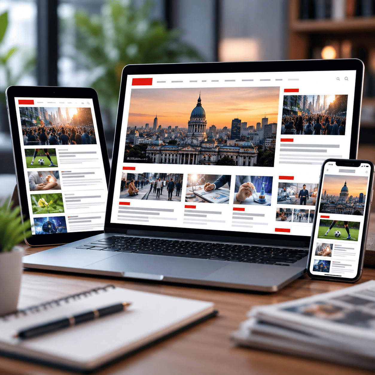 Diseño Web Portal de Noticias