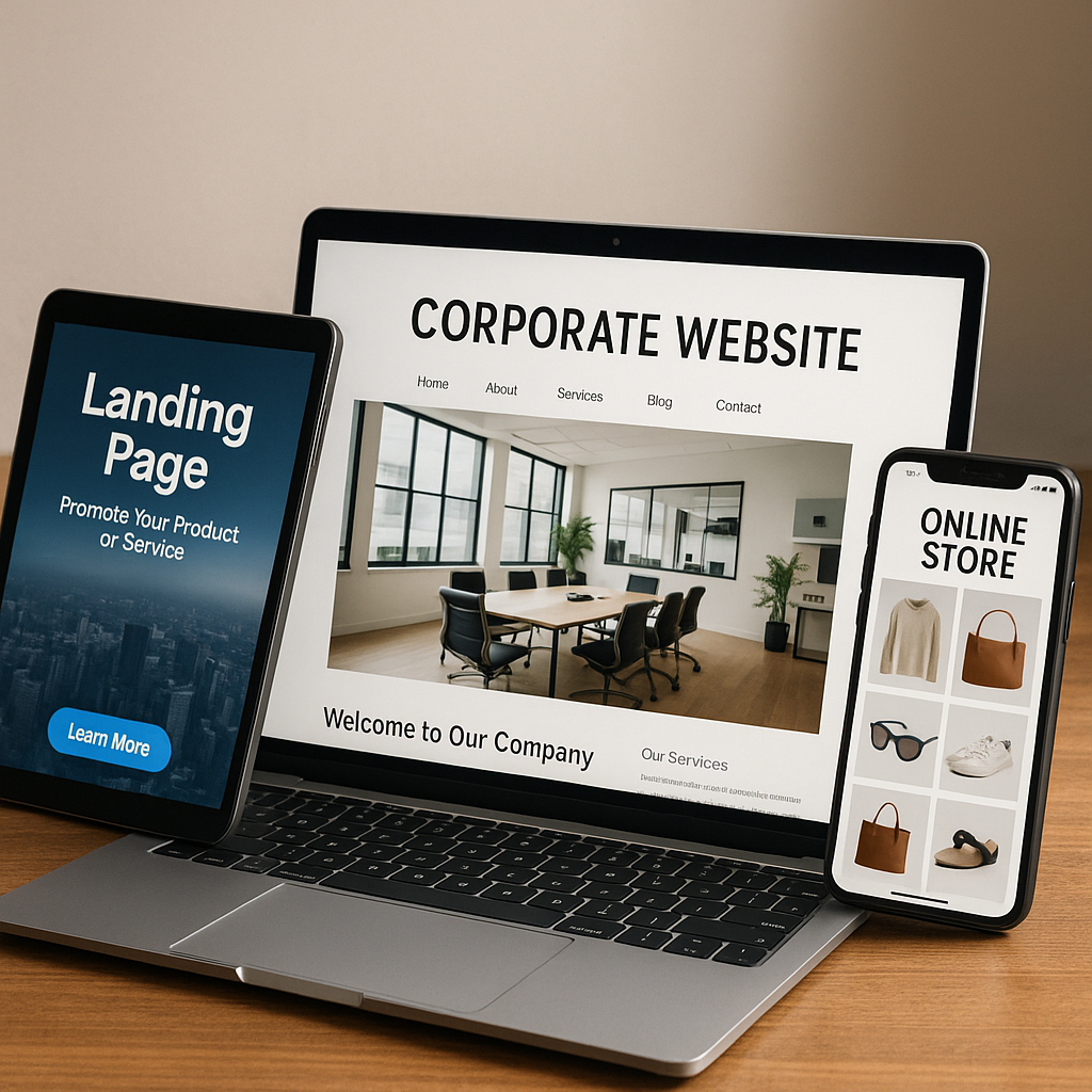 Landing page, sitio corporativo o tienda online: cuál elegir y cuánto cuesta en Argentina