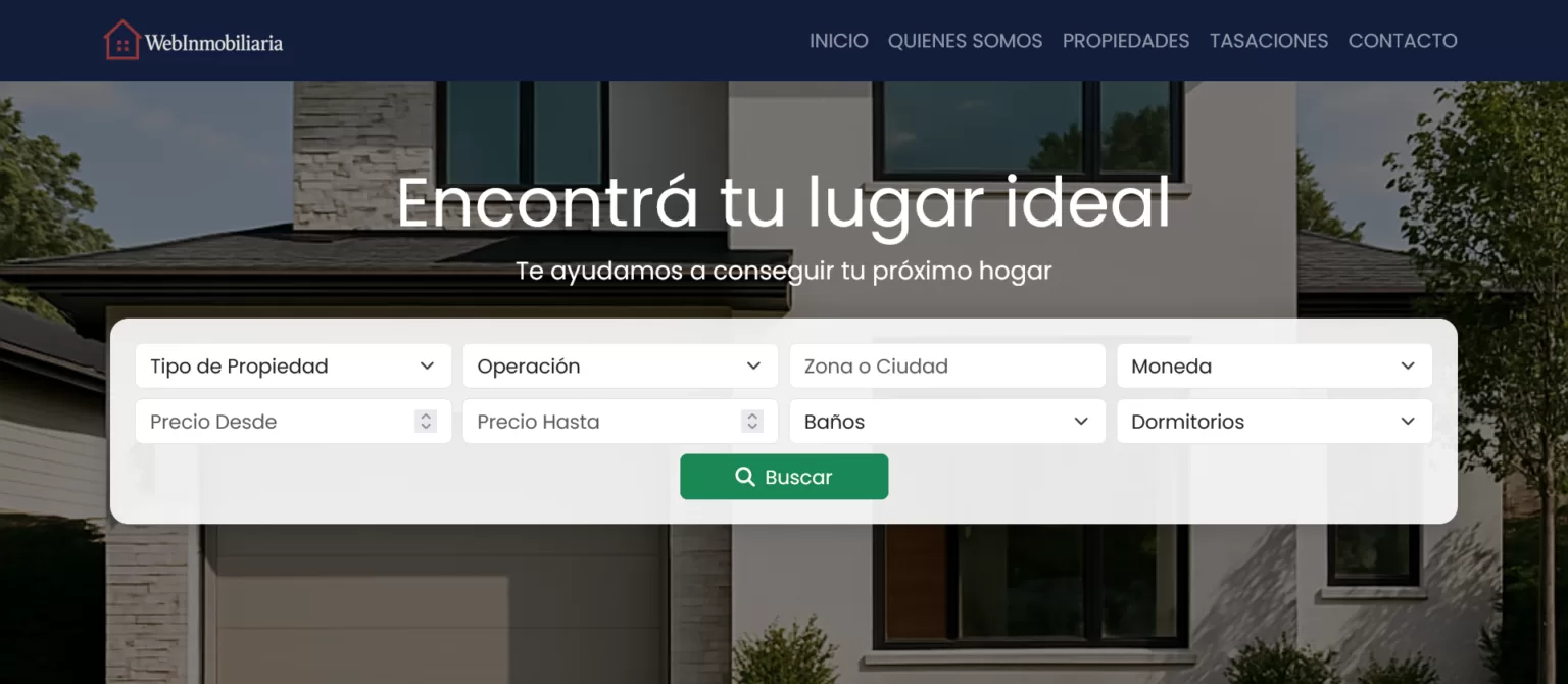 Diseño Web Inmobiliaria Básico